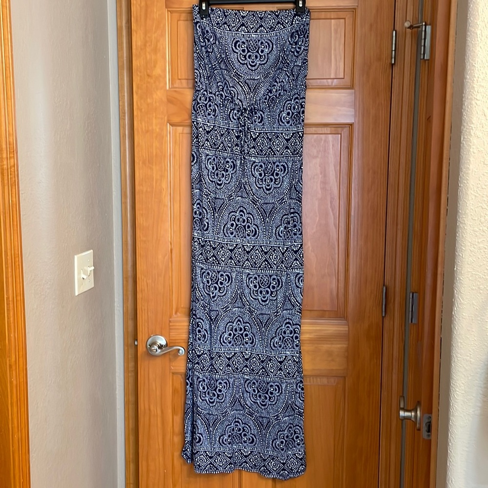 Strapless maxi dress